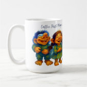 Whimsical Troll Coffee Gift for Cozy Mornings Kaffeetasse (Links)