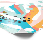 Whimsical Tropical Birthday Willkommenszeichen Fotodruck (Ecke)