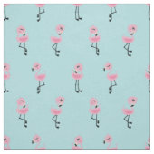 Whimsical tropical flamingos stoff (Muster)