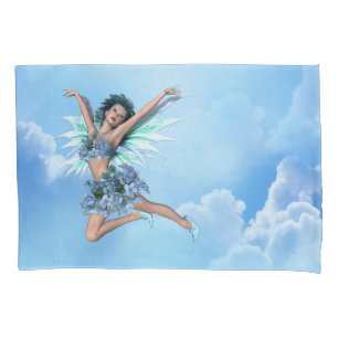 Whimsical Tropical World of Fairies & Butterflies Kissenbezug