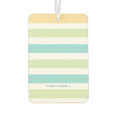 Whimsical Tropics Cabana Streifen Autolufterfrischer (Rückseite)