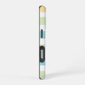 Whimsical Tropics Cabana Streifen iPhone Hülle (Rechte Seite)