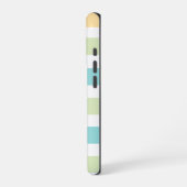 Whimsical Tropics Cabana Streifen iPhone Hülle (Linke Seite)