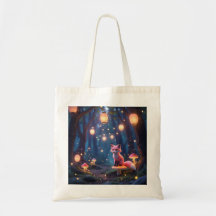 Whimsical Twilight Forest - Fantasy Art Toag