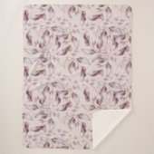 Whimsical Twilight Seamless Muster Sherpadecke (Vorderseite)