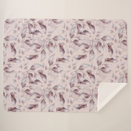 Whimsical Twilight Seamless Muster Sherpadecke (Vorderseite (Horizontal))