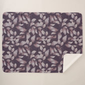 Whimsical Twilight Seamless Muster Sherpadecke (Vorderseite (Horizontal))