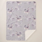 Whimsical Twilight Seamless Muster Sherpadecke (Vorderseite)