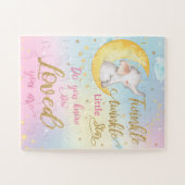 Whimsical Twinkle Twinkle Little Star Elephant Puzzle (Horizontal)