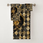 Whimsical und elegant Goth Badhandtuch Set (Insitu)