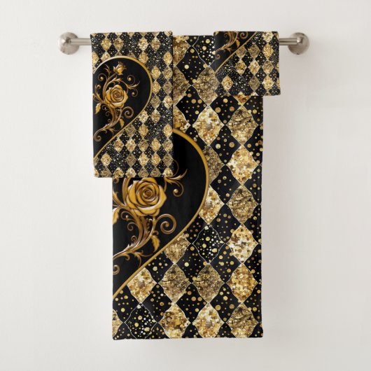 Whimsical und elegant Goth Badhandtuch Set (Insitu)