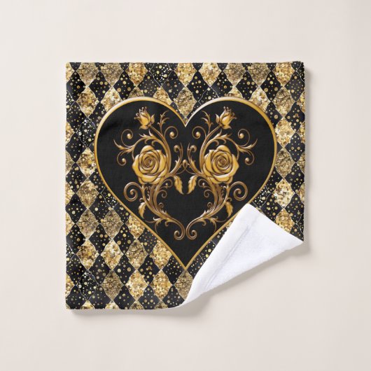 Whimsical und elegant Goth Badhandtuch Set (Waschlappen)