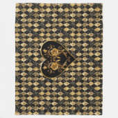 Whimsical und elegant Goth Fleecedecke (Vorderseite)