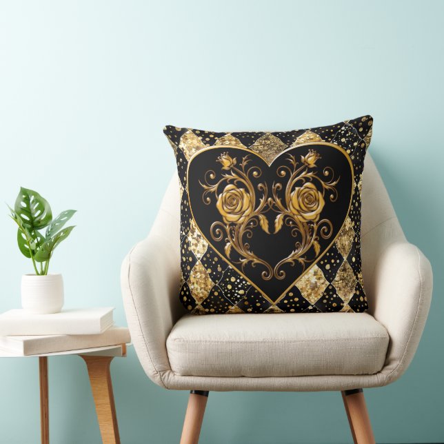 Whimsical und elegant Goth Kissen (Stuhl )
