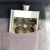 Whimsical und Elegant Goth Liebe Potion Flachmann (Beispiel)
