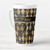 Whimsical und Elegant Goth Liebe Potion Milchtasse (Linke Ecke)