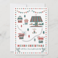 Whimsical und farbenfroh Weihnachtsmesse