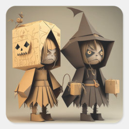 Whimsical und merkwürdige Halloween Stickers