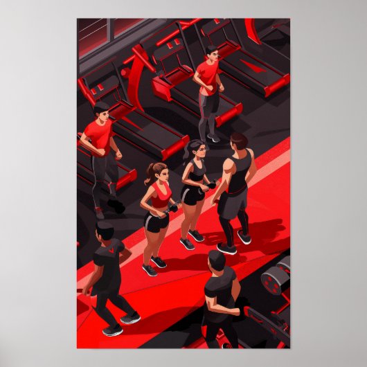 Whimsical und Vibraning Fitness Boot Poster (Vorne)