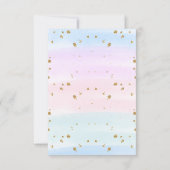 Whimsical Under Sea Birthday Party Script Dankeskarte (Rückseite)