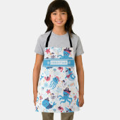 Whimsical Under Sea Pirate Nautical Theme Schürze (Insitu)