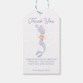 Whimsical Under the Sea Mermaid Favor Geschenkanhänger (Vorderseite)