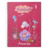 Whimsical Under the Sea Notebook Notizblock (Vorderseite)