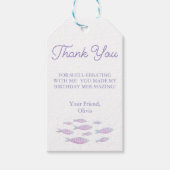 Whimsical Under the Sea School of Fish Favor Geschenkanhänger (Vorderseite)