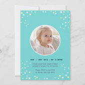 Whimsical Unicorn Party Einladung (Rückseite)