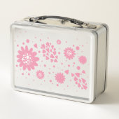 Whimsical Unicorn | PERSONALISIERT Metall Lunch Box (Rückseite)