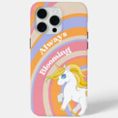 Whimsical Unicorn Phone Case - farbenfrohe Linien (Rückseite)