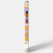 Whimsical Unicorn Phone Case - farbenfrohe Linien (Rückseite / Links)