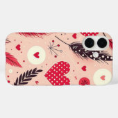 Whimsical Valentine Liebe Garden Case-Mate iPhone Hülle (Rückseite (Horizontal))