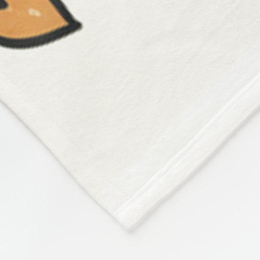 Whimsical Vatertag Doodle Print Fleecedecke (Ecke)