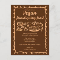 Whimsical VEGAN Erntedank Friendsgiving CUSTOM