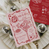 Whimsical Vegas Bachelorette Wochenende Einladung