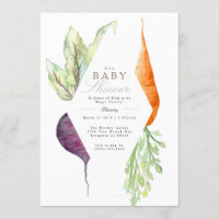Whimsical Veggie Patch Baby Dusche | Rüben und Kar