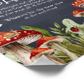 Whimsical verzaubert Pilz nicht Baby sagen Poster (Ecke)