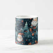 Whimsical verzauberter Wald Weihnachten Tasse (Mittel)