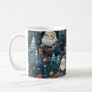 Whimsical verzauberter Wald Weihnachten Tasse