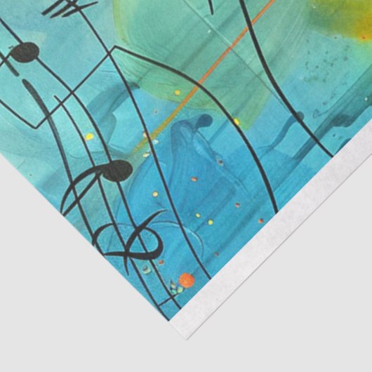 Whimsical Vibranred Girl Dancing Decoupage Seidenpapier (Ausschnitt)