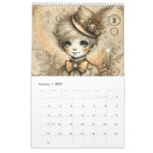 Whimsical Viktorianisch Steampunk Kalender (Jan 2027)