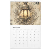 Whimsical Viktorianisch Steampunk Kalender (Mär 2026)