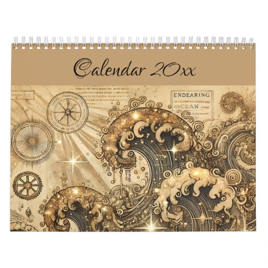 Whimsical Viktorianisch Steampunk Kalender (Titelbild)
