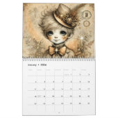 Whimsical Viktorianisch Steampunk Kalender (Jan 2026)