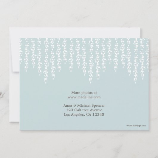 Whimsical Vines Modern Birmingham Announcement Car Ankündigung (Rückseite)