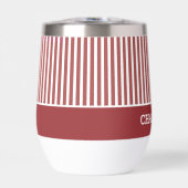 Whimsical Vino Before Vows Burgundy Bridal Shower (Vorderseite)