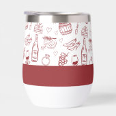 Whimsical Vino Before Vows Burgundy Bridal Shower (Rechts)