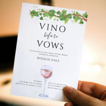 Whimsical Vino Before Vows Wine Brautparty