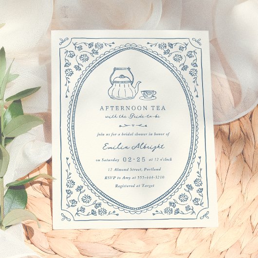 Whimsical Vintag Budget Tee Party Brautparty